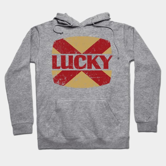 Lucky Lager Hoodie by MindsparkCreative